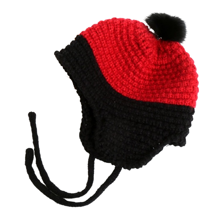 Winter Earflaps Sweater Hats Beanies Unisex Infant Toddler Cute Knitted Accessory Girls Boys Soft Warm