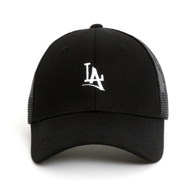 LA Graphic Mesh Baseball Caps Hats Unisex Men Womens Cotton Adjustable