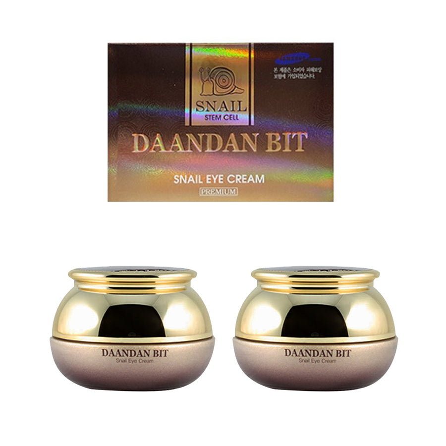 2 pieces DAANDANBIT Stem Cell Snail Eye Creams 50g Fine lines Wrinkles Anti-ageing Dark Circle Crows feet Dryness