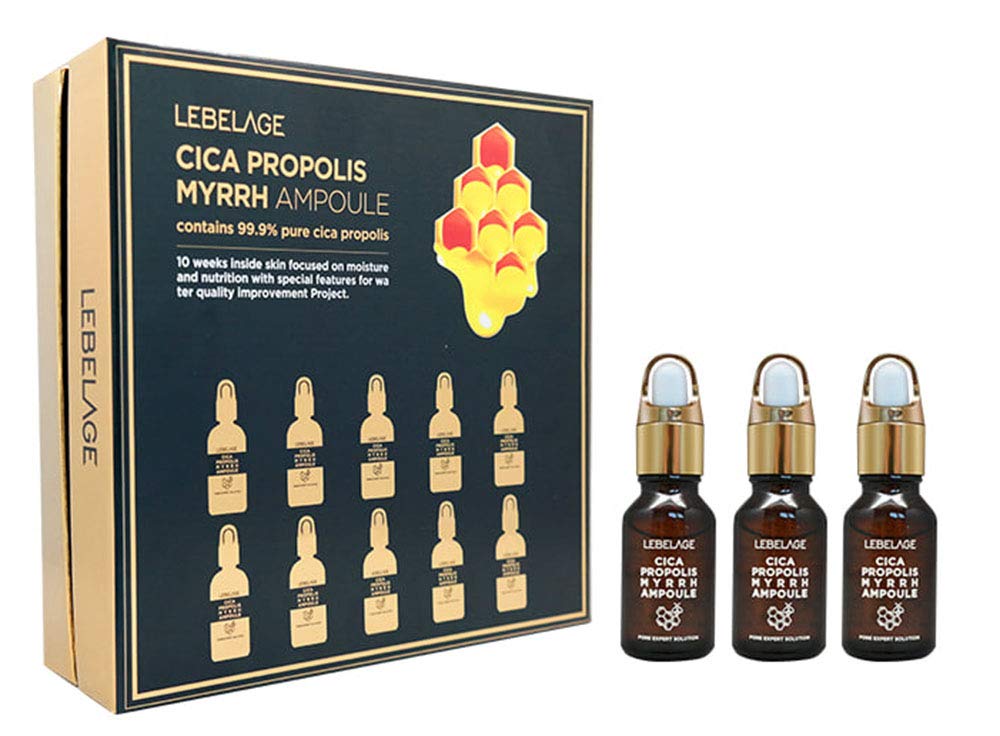 LEBELAGE Cica Propolis Myrrh Ampoule 15ml 10ea Sets Moisture Anti Aging Wrinkles