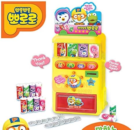 PORORO Talking Beverage Vending Machine Korean Toy Kids Animation