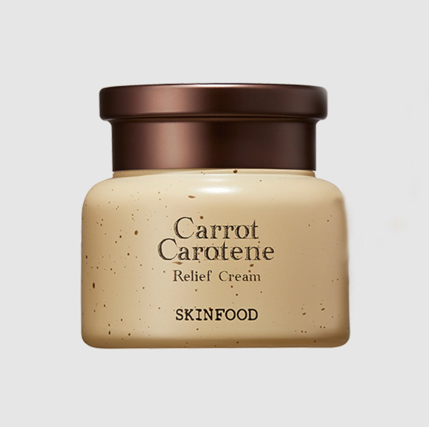 SKINFOOD Carrot Carotene Relief Cream Sensitive Skin Vegan Cosmetics