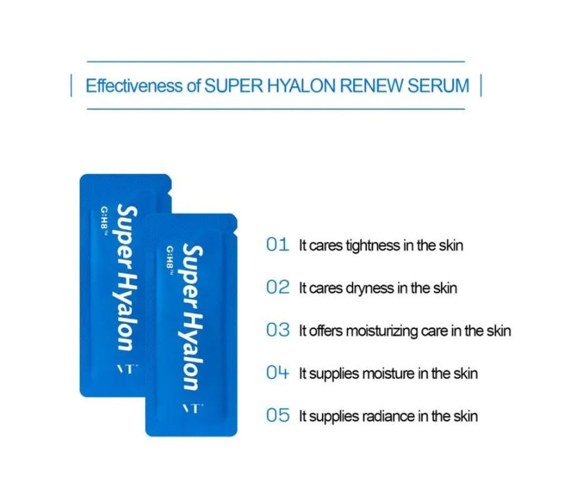 VT Super Hyalon Renew Serum 28ea Skin Barrier Care Energizing Moisture