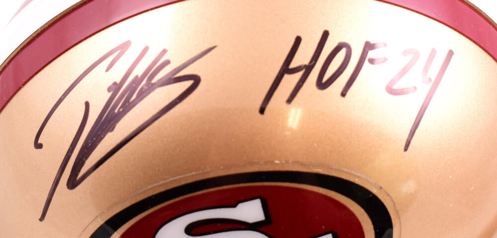 Patrick Willis Autographed San Francisco 49ers Mini Helmet w/HOF - Beckett W Hologram *Black