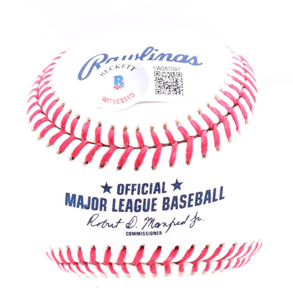 Ruben Sierra Autographed Rawlings OML Baseball - Beckett W Hologram *Blue