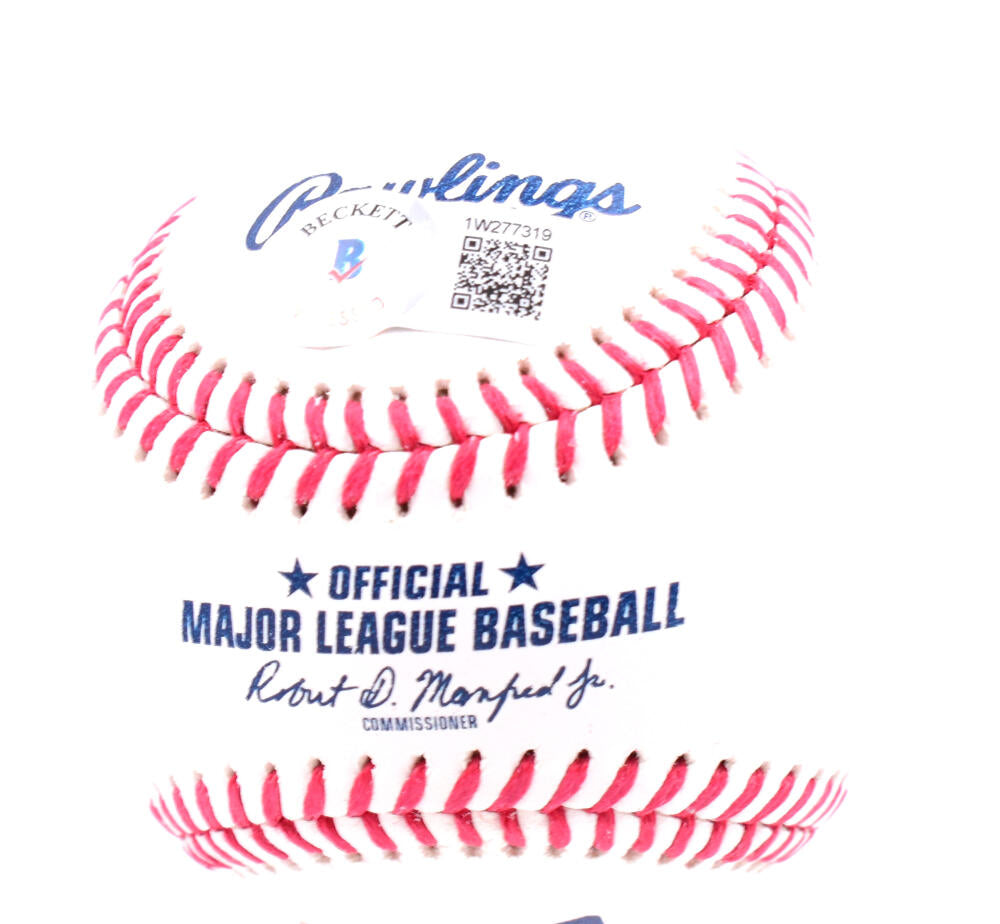 Jose Trevino Autographed Rawlings OML Baseball - Beckett W Hologram *Blue
