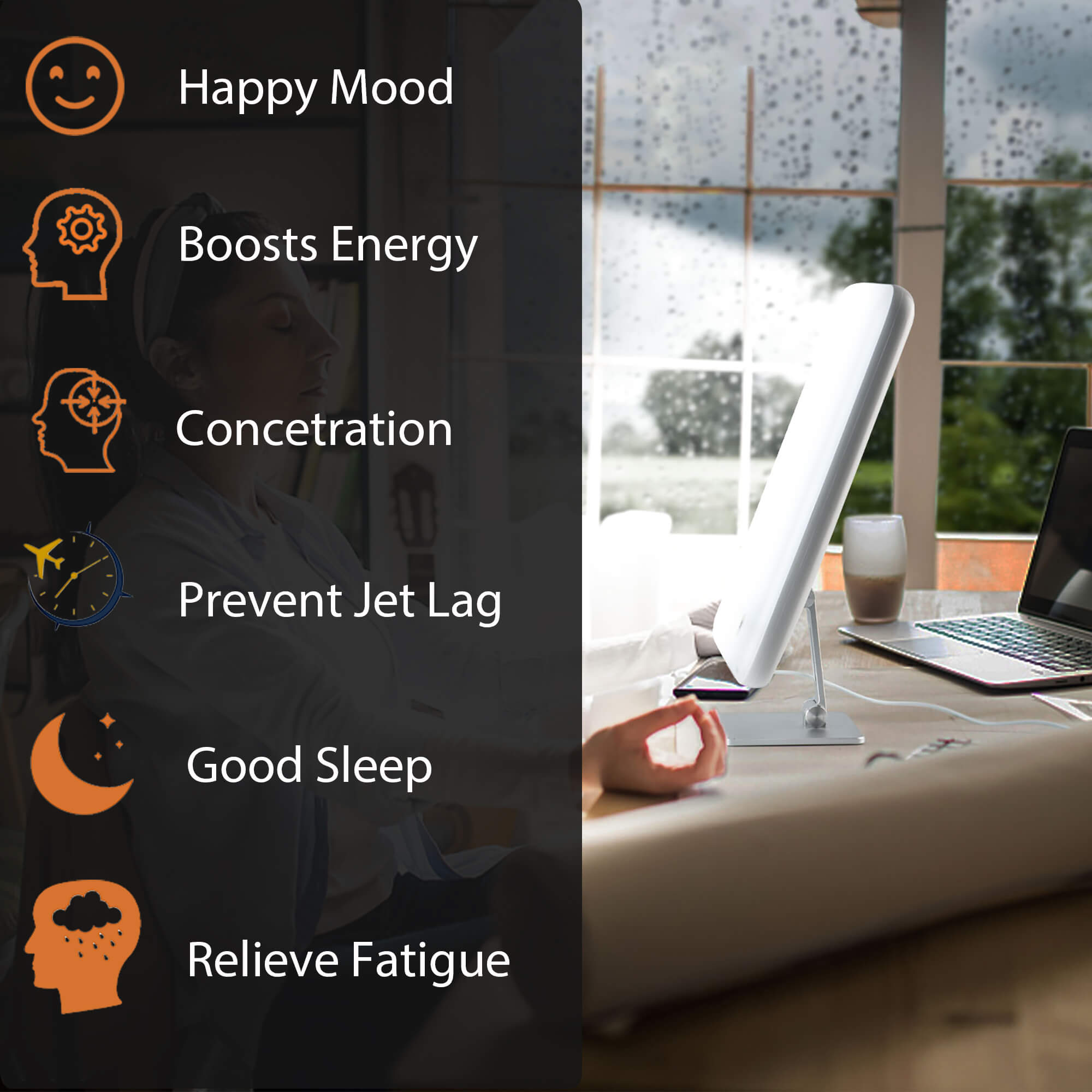 new sad light therapy multi-functions