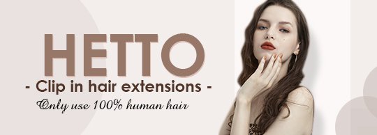hetto clip in human hair extensions