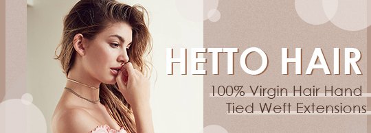 100% virgin hair hand tied weft human hair extensions