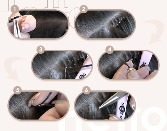 nano ring remy human hair extensions pre bonded