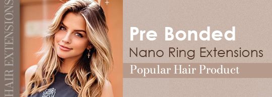nano ring remy human hair extensions pre bonded