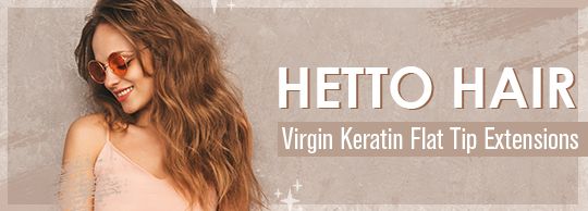 virgin flat tip human hair extensions