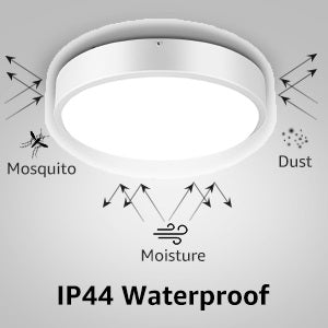 olafus led flush mount ceiling light 5000k