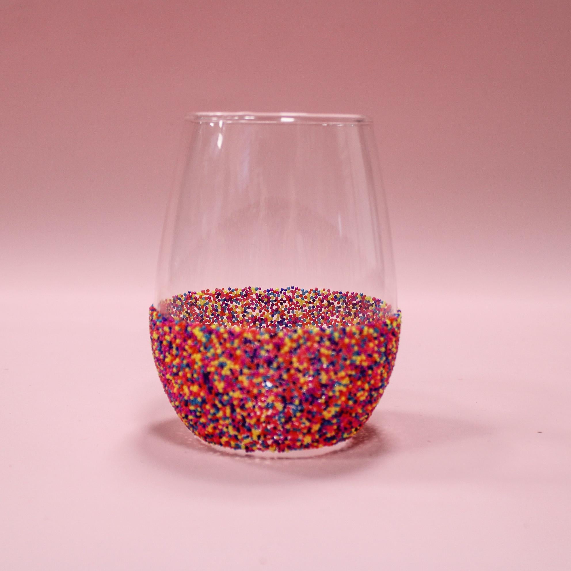 Wine Glass - Sprinkle Dip