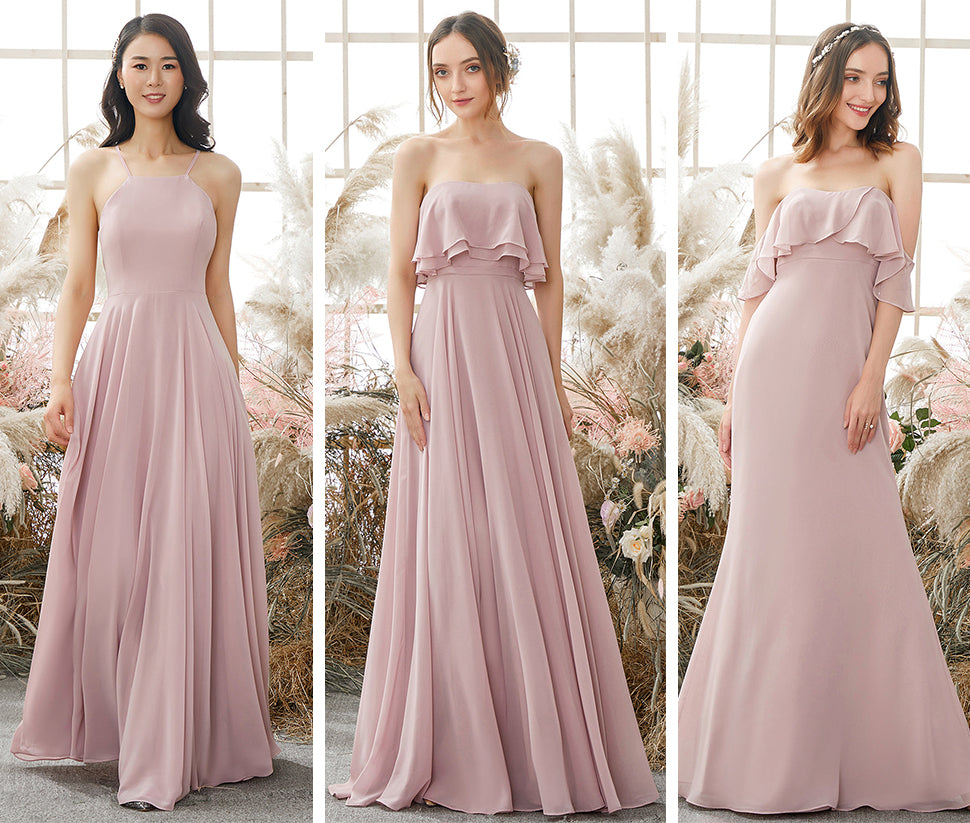 blush pink 2022 bridesmaid dress color