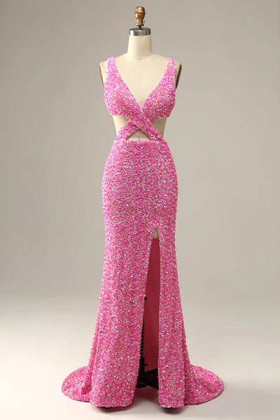 Hot Pink Prom Dress