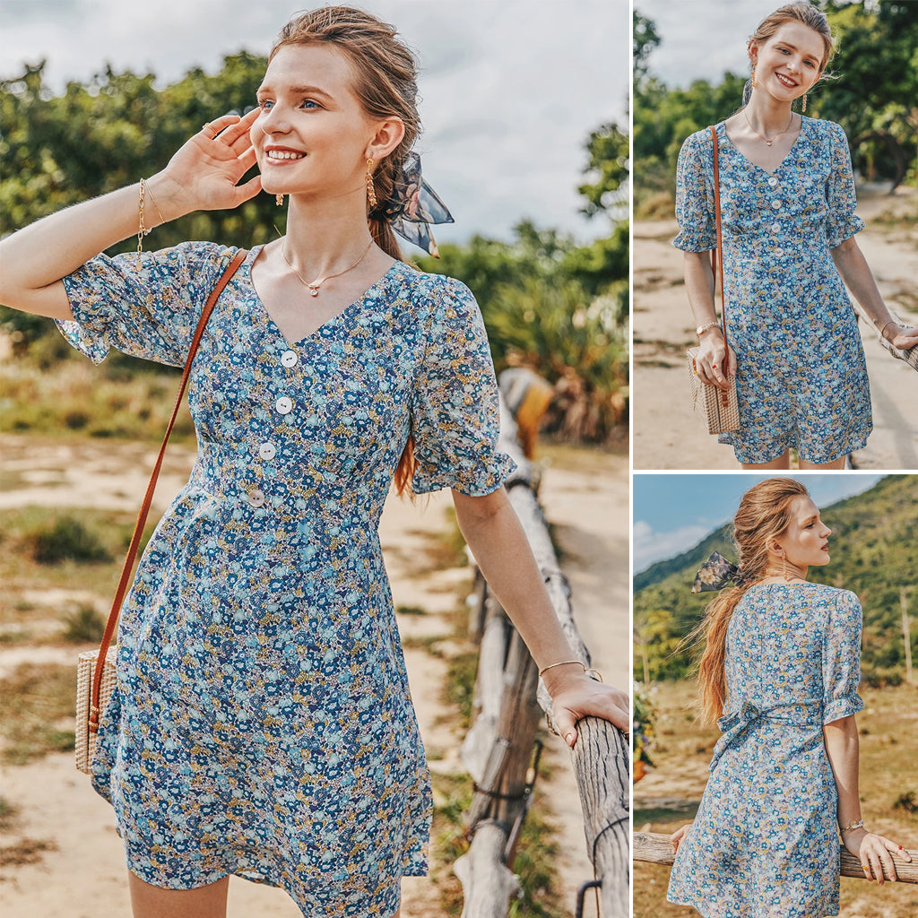 Floral Print Summer Dress