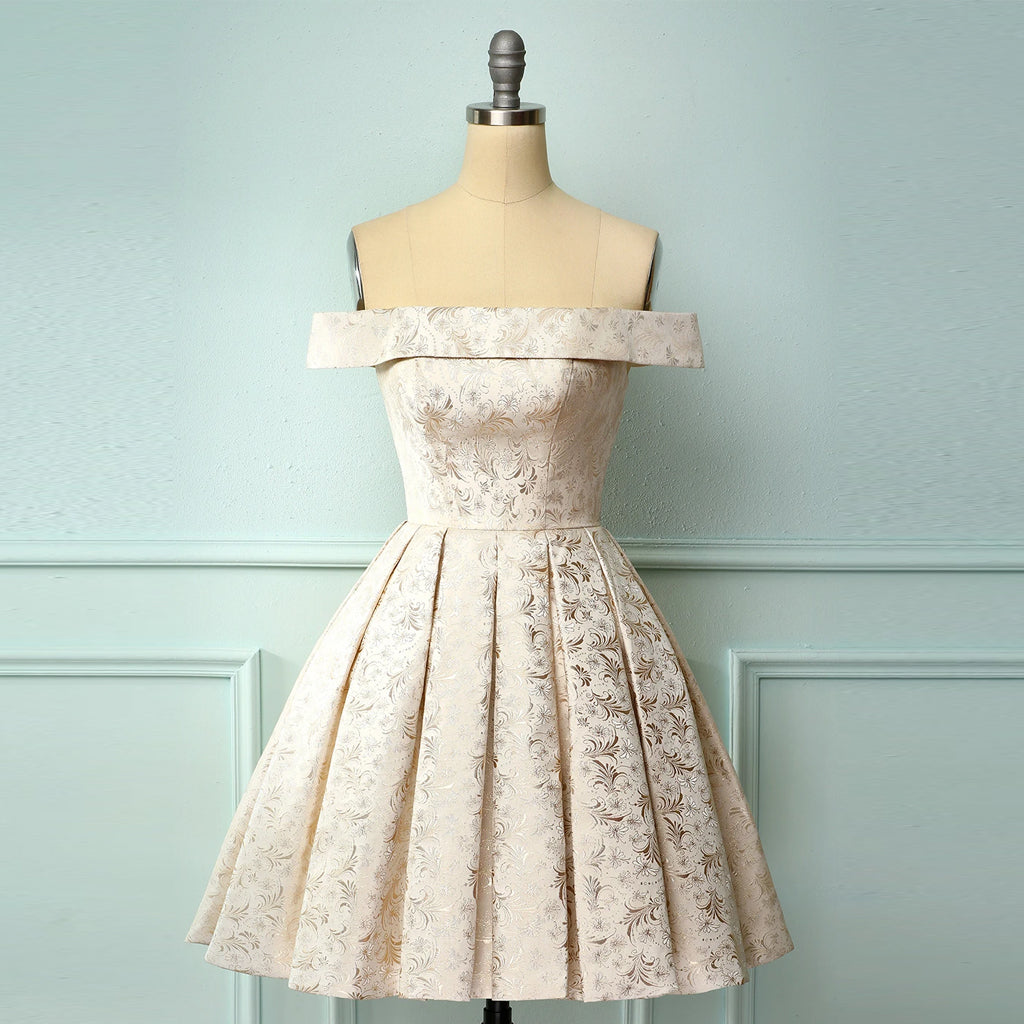Off The Shoulder Homecoming Dress