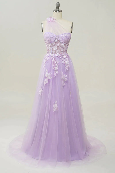 purple prom dress
