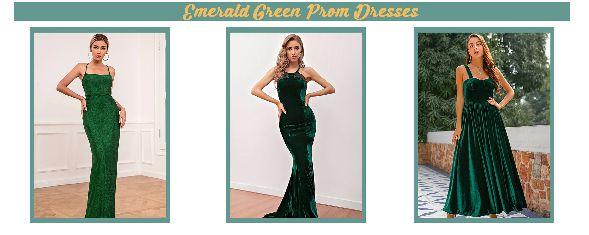 Emerald Green Prom Dress