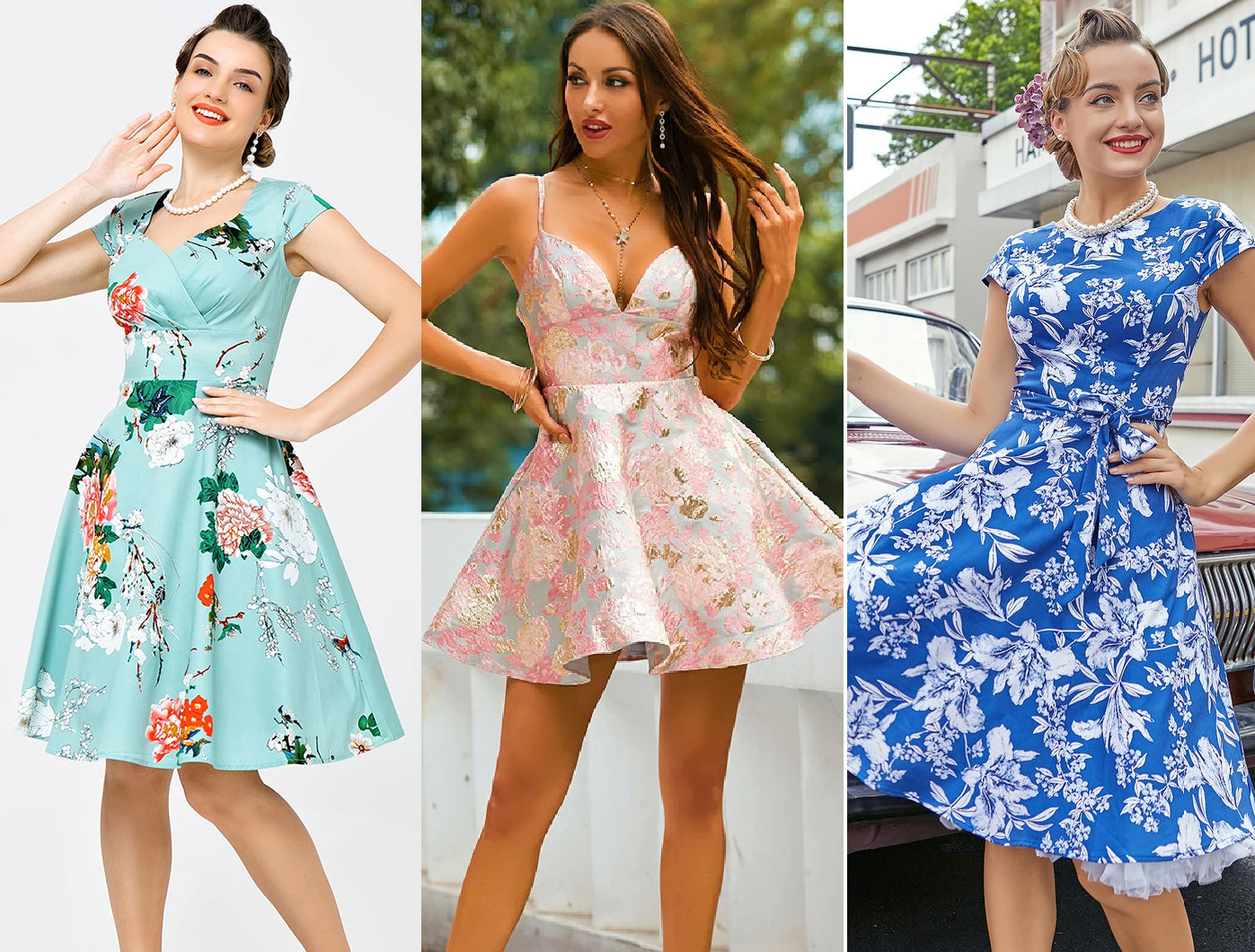 floral-homecoming-dresses