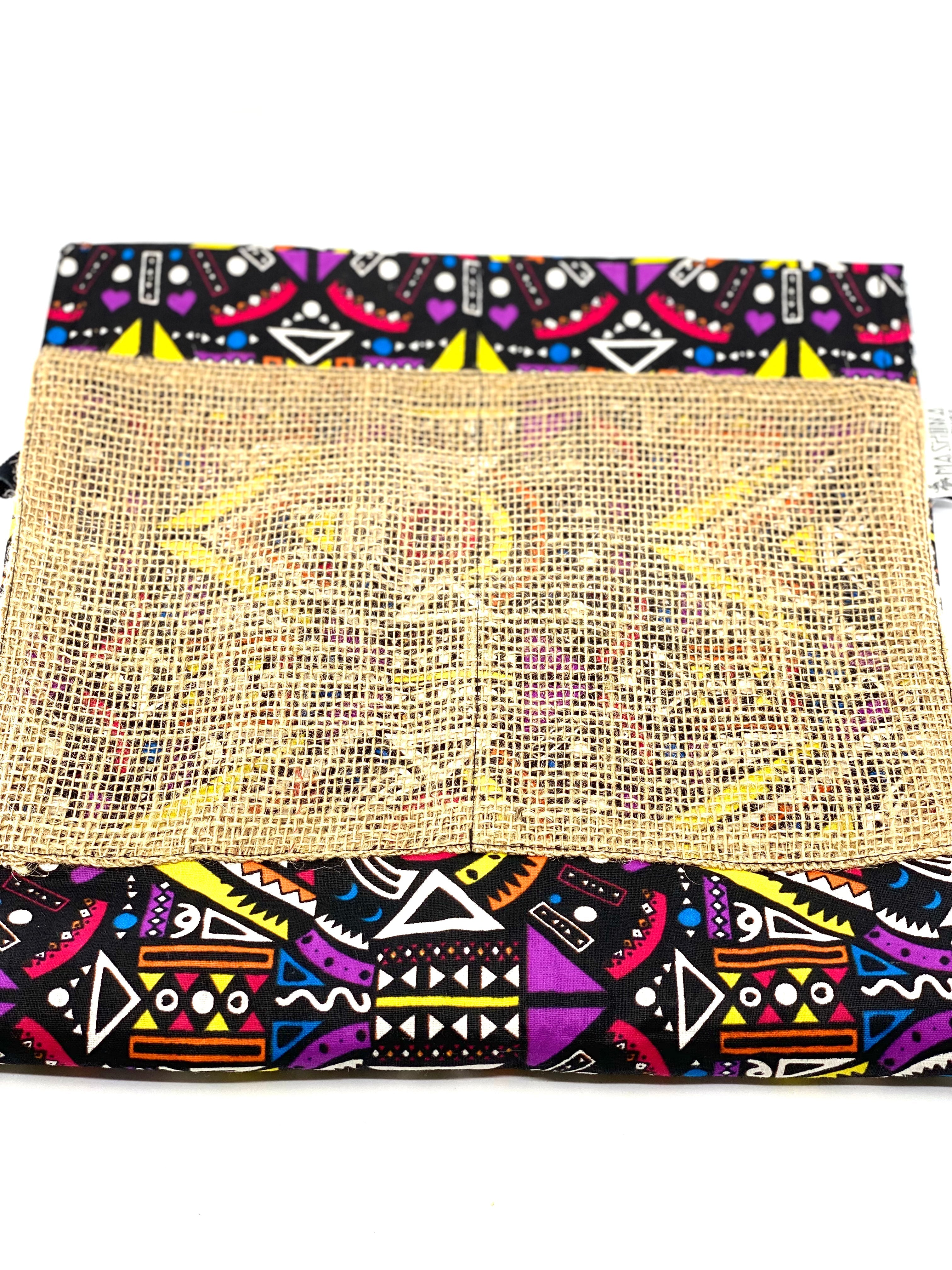 The Mashona Burlap Pocket Wax Print Aprons