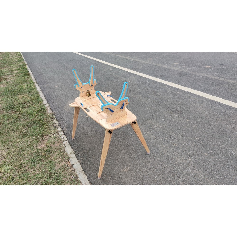 RC Fixed-wing Aircraft Model Wooden Engine Test Bench