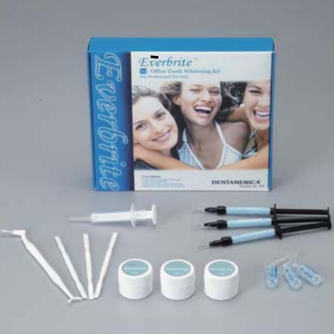 Dentamerica Everbrite In Office Tooth Whitening 3 Patient Kit 35% Hydrogen Peroxide