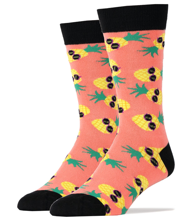 Oooh Yeah! Socks Pineapple Dude Pink