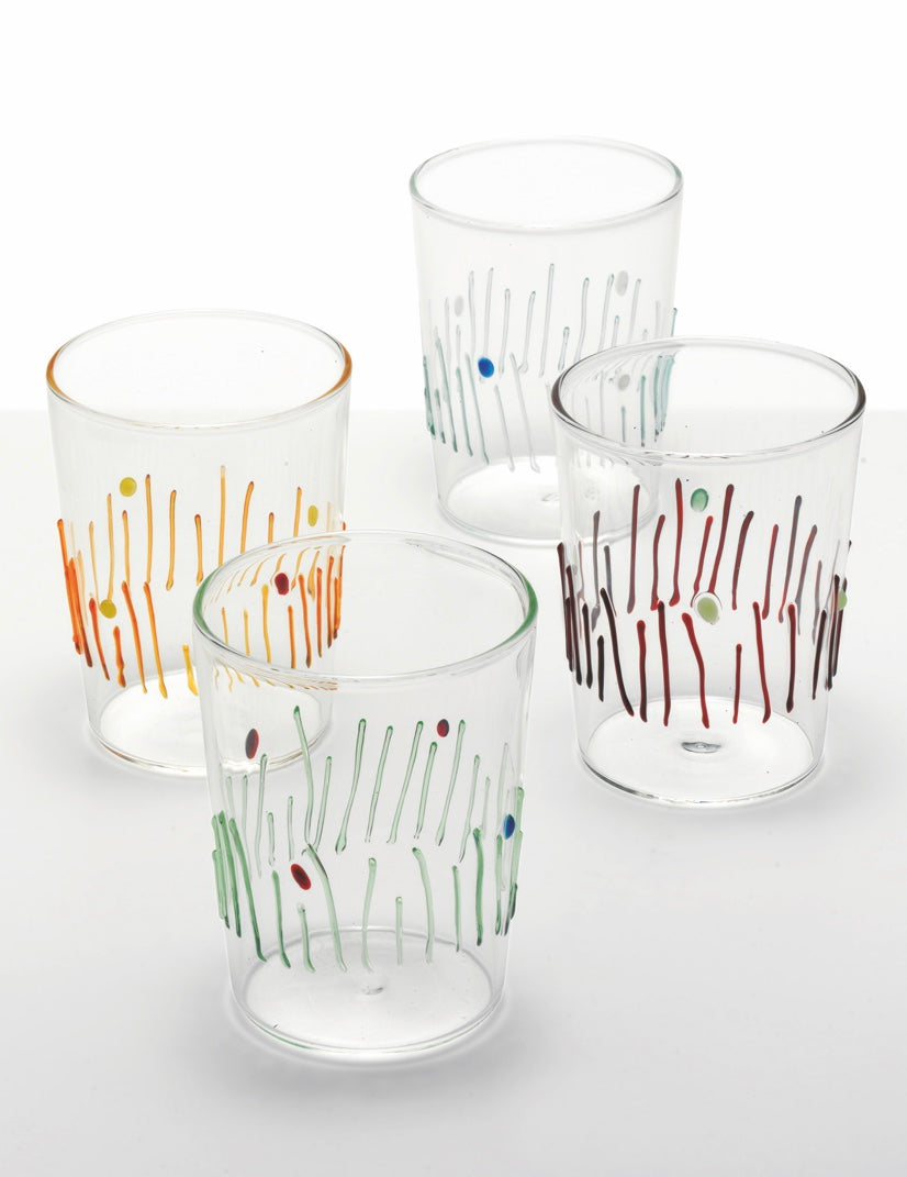 Quattro-Stagioni Set of 4 glasses of