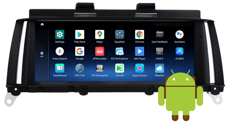 8.8''Android 12 BMW Navigation GPS for BMW X3 F25 X4 F26 support iDrive Carplay multimedia
