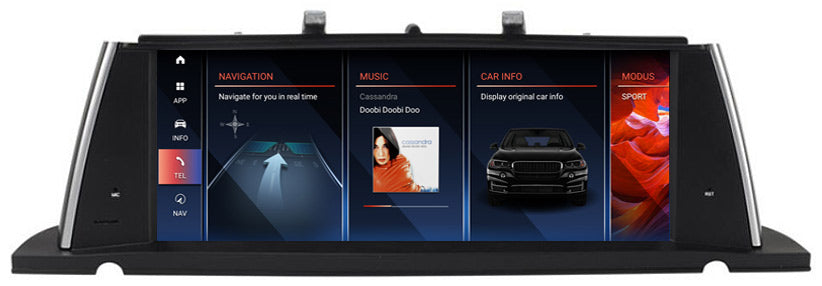 10.25''Android 12 Navigation GPS for BMW 5 series F07 GT support iDrive Carplay