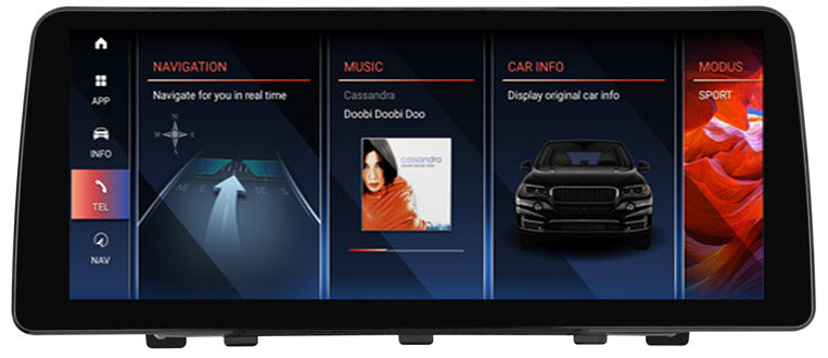 12.3'' Android 12 BMW X1 E84 2009-2015 navigation GPS screen support Carplay ID8
