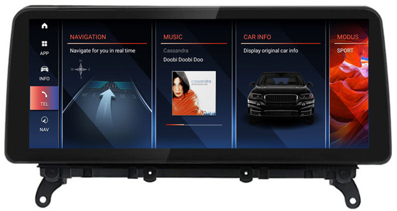 12.3'' Android 12 BMW X3 X4 F25 F26 2011-2016 navigation GPS support Carplay