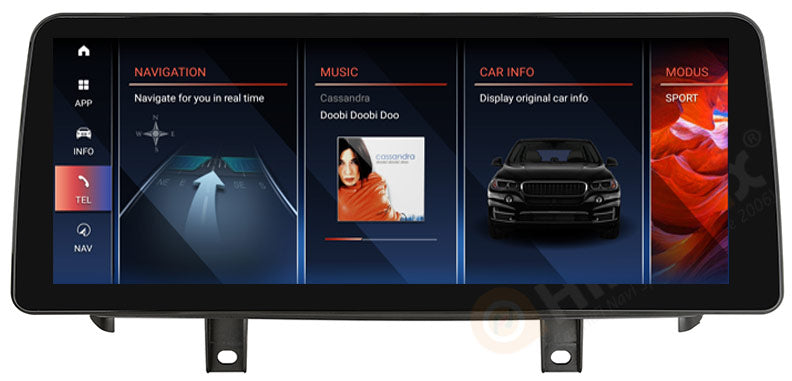 12.3'' Android 12 GPS BMW X5 F15 Navigation support Apple Carplay Android Auto