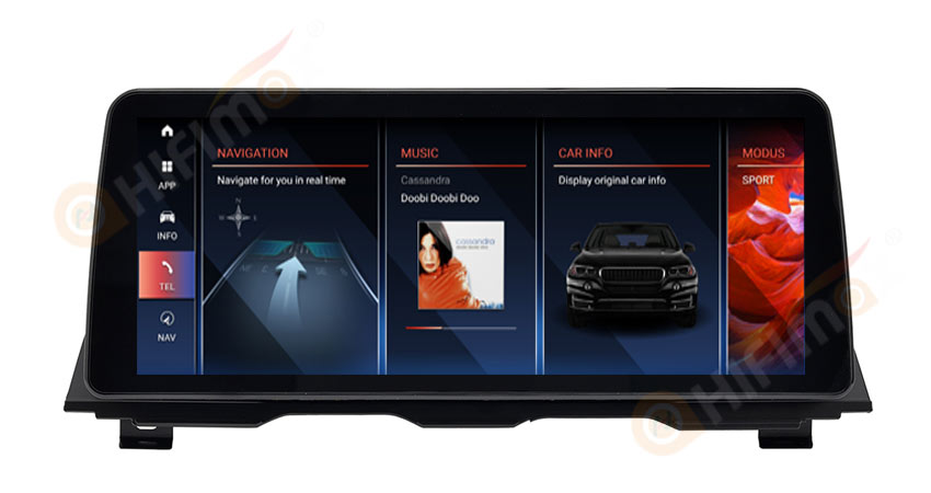 12.3 inch BMW 5 F10 F11 Android 12 navigation GPS screen support Carplay