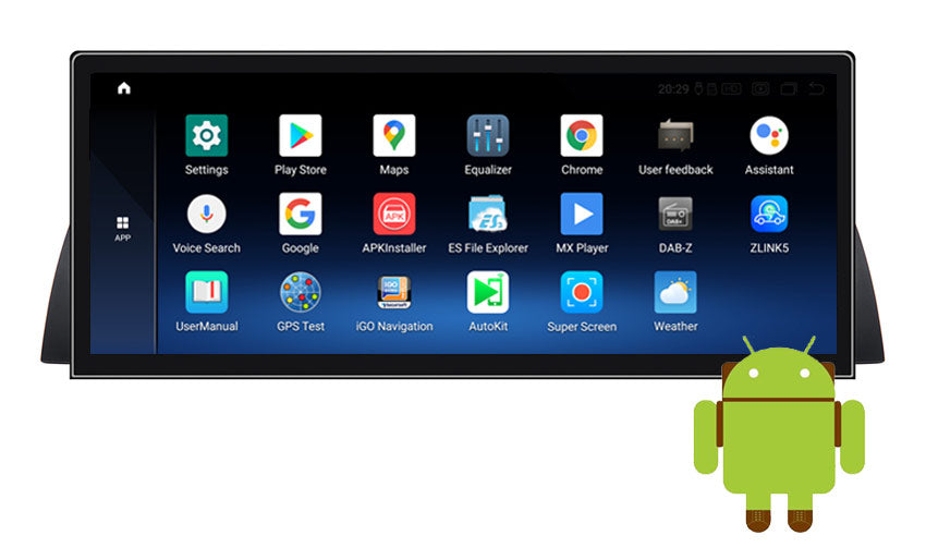 12.3'' Ultra Android 13 GPS for BMW 7 Series E65 E66 2004-2009 CarPlay install multiple apps