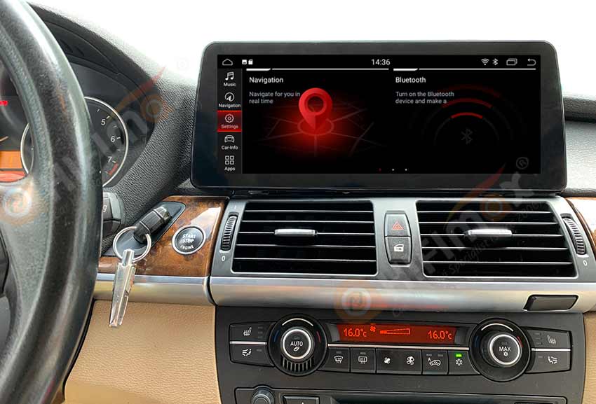 BMW X5 E70 X6 E71 Android navigation GPS system