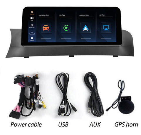 10.25'' Linux CarPlay Android Auto screen BMW X3 F25 X4 F26 2011-2016 ...