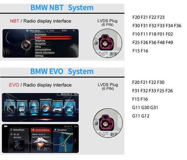 bmw nbt evo apple carplay android auto car compatible