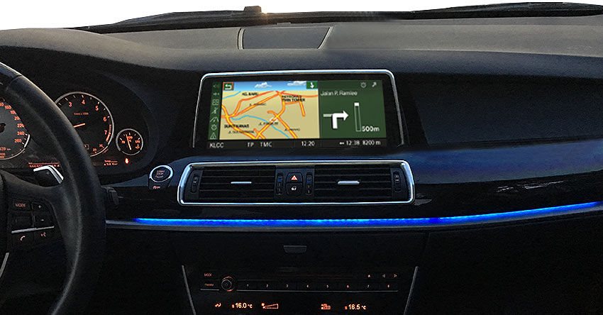 Autoradio 10,25 Pouces pour BMW 5 Series F10 F11 F07 F18 2010-2017 Système  NBT d'origine Nav Voiture GPS Navigation Double DIN Android Autoradio Écran