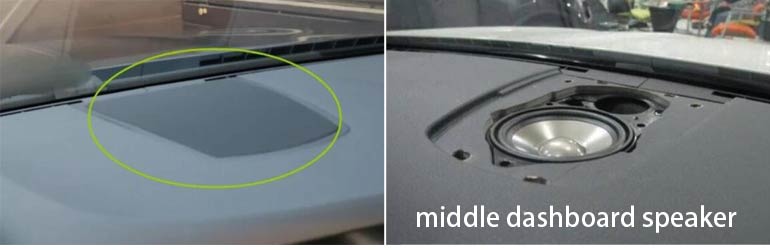bmw middle dashboard speaker