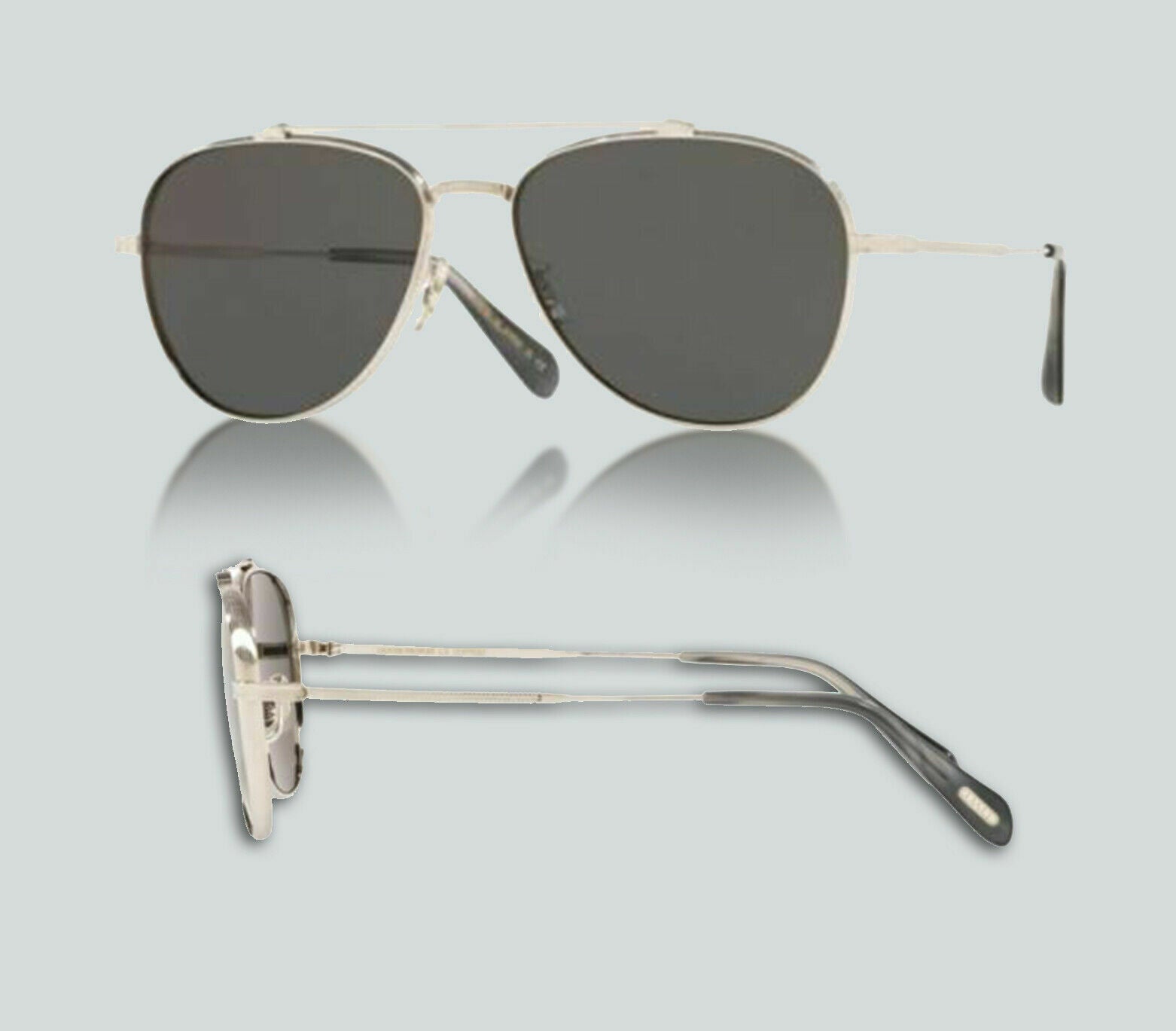 Oliver Peoples 0OV1266ST Rikson 503687 Silver Sunglasses