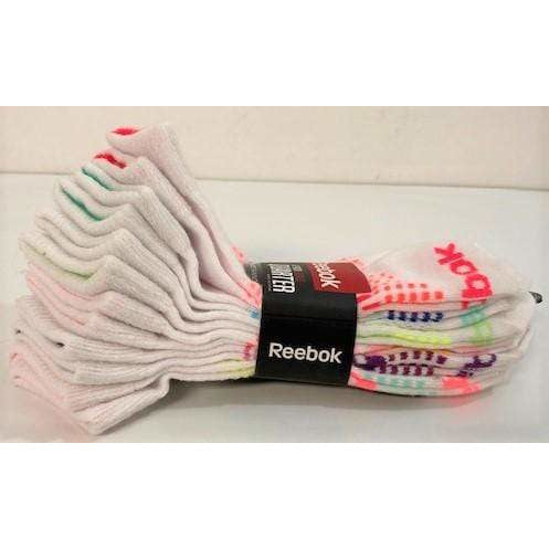 Reebok 6-Pack Ladies Quarter Cut Socks, Shoe Size 4-10