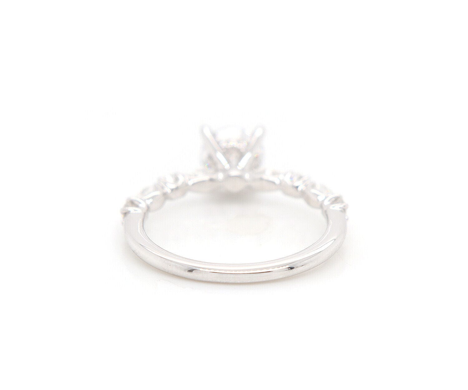 New Gabriel & Co. 0.51ctw Marquise and Round Diamond Semi Mount Ring in 14K