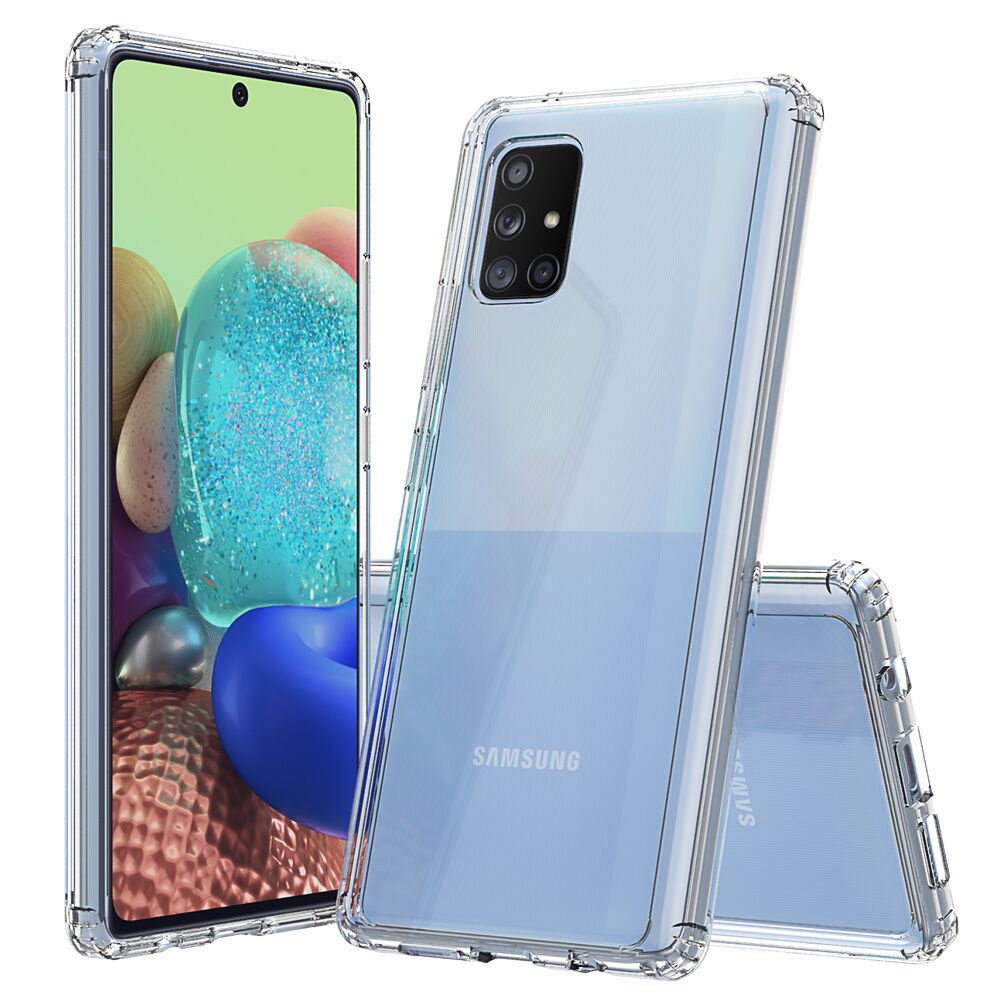 Galaxy A71 5G Hybrid Case with Air Cushion Technology - CLEAR