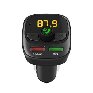 Just Wireless Bluetooth FM Transmitter - Black