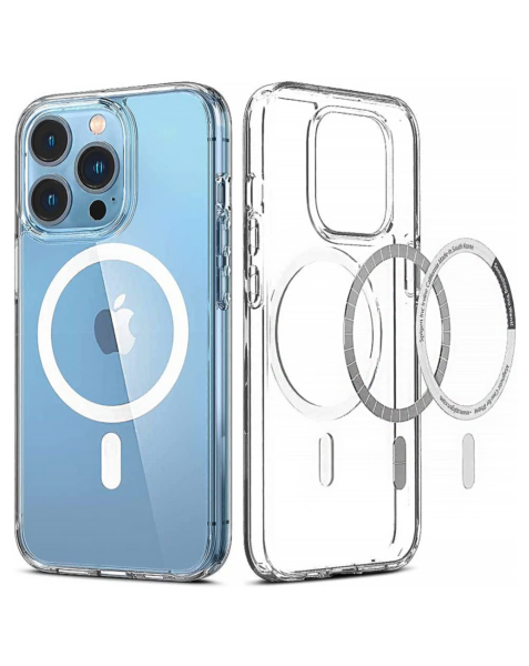 iPhone 13 Pro Wireless Charging Clear Case (Full Bottom Close)