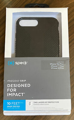 Speck Apple iPhone 8 Plus/7 Plus/6s Plus/6 Plus Presidio Grip Case - Black