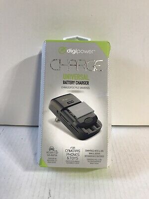 DigiPower Universal Battery Charger - Black (TC-U450)